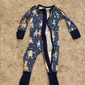 Bluey Little Sleepies zippy pajamas